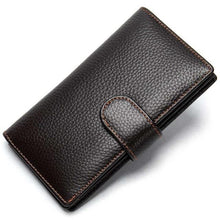 Load image into Gallery viewer, Men's Engraved Laser Leather Wallet