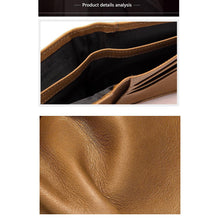 Load image into Gallery viewer, Personalized Name Engraving Leather Short Wallet