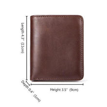 Load image into Gallery viewer, Custom Name Engraving Bifold wallet