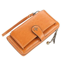 Load image into Gallery viewer, Custom Name Engraving, Leather Wallet For Women