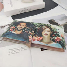 Load image into Gallery viewer, Custom Engraved Color Photo Wallet - Pink