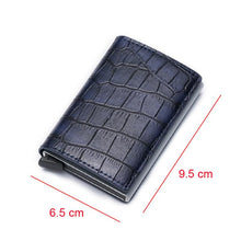 Load image into Gallery viewer, Custom Name Card Holder Anti RFID Slimwallet