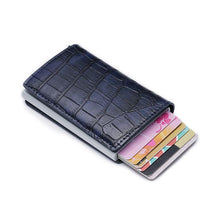 Load image into Gallery viewer, Custom Name Card Holder Anti RFID Slimwallet