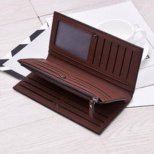 Load image into Gallery viewer, Custom Photo and Text Engraving Zipper Long Wallet