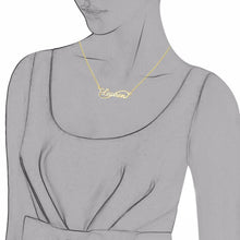 Load image into Gallery viewer, Custom Unique Infinity Love Nameplate Necklace
