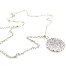 Load image into Gallery viewer, Custom Photo Floral Lace Pendant Necklace