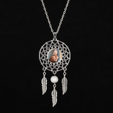 Load image into Gallery viewer, Custom Photo Tassel Pendant Necklace