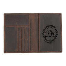 Load image into Gallery viewer, Personalized Travel Passport Leather Case