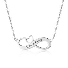 Load image into Gallery viewer, Custom Engraved Name Necklace Silver
