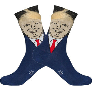 3D Fake Hair Crew Socks