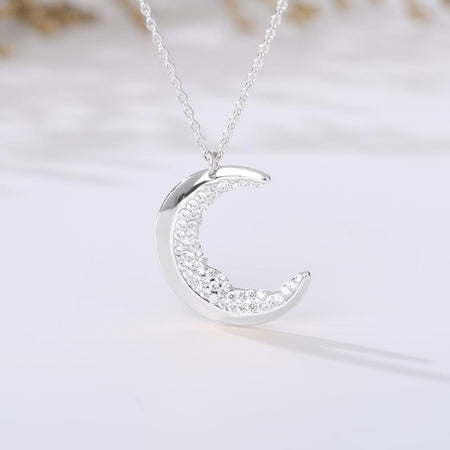 Celestial Moon Crystal Necklace