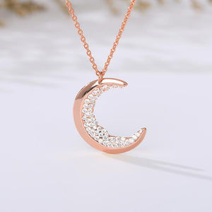 Celestial Moon Crystal Necklace