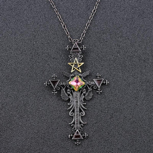 Vintage Gothic Cross Necklace