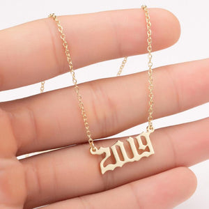 Memorable Year Chain Necklace