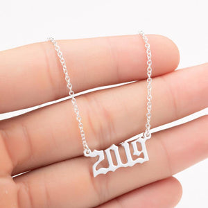 Memorable Year Chain Necklace