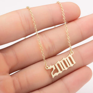 Memorable Year Chain Necklace