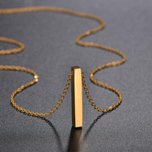 Load image into Gallery viewer, Personalized Stainless Steel Necklace Gold
