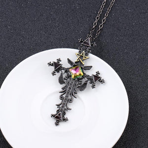 Vintage Gothic Cross Necklace