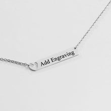 Load image into Gallery viewer, Personalized Nameplate Necklace With Heart
