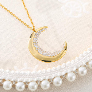 Celestial Moon Crystal Necklace