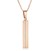 Load image into Gallery viewer, Personalized Date Necklaces Rose Gold
