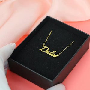 Custom Name Necklace 18K Gold Plated