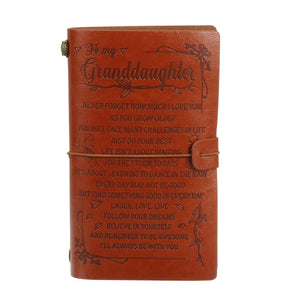 Engraved Leather Journal