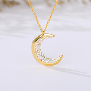 Celestial Moon Crystal Necklace