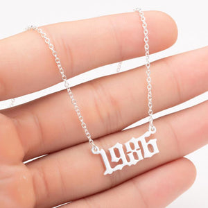 Memorable Year Chain Necklace