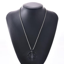 Load image into Gallery viewer, Gothic Star Cross Chain Necklace
