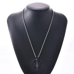 Gothic Star Cross Chain Necklace