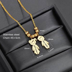 1 Girl Engraved Name Necklace