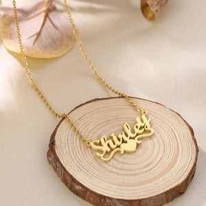 Heart With Name Necklaces