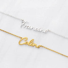 Load image into Gallery viewer, Personalized Cursive Name Necklace
