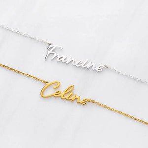 Personalized Cursive Name Necklace