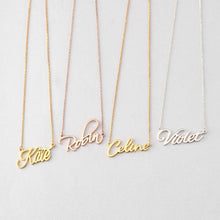 Load image into Gallery viewer, Personalized signature Name Necklace
