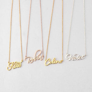 Personalized signature Name Necklace