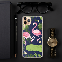 Load image into Gallery viewer, Flamingo V1 iPhone Case
