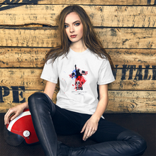 Load image into Gallery viewer, Unisex Short-Sleeve The Statue of Liberty T-Shirt Happy Independence Day United State of America 4th Of July T-Shirt 100% ring-spun cotton Tee
