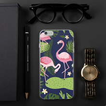 Load image into Gallery viewer, Flamingo V1 iPhone Case
