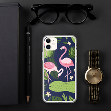 Load image into Gallery viewer, Flamingo V1 iPhone Case
