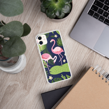 Load image into Gallery viewer, Flamingo V1 iPhone Case
