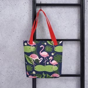 New Arrivals-Flamingo Patterns Tote bag Style V2