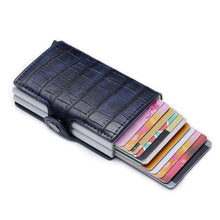 Load image into Gallery viewer, Custom Name Card Holder Anti RFID Twinwallet
