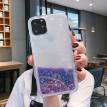 Load image into Gallery viewer, Liquid Quicksand Bling Glitter Phone Case For iPhone 11 Pro Max XS X XR 6 6S 8 7 Plus 5 5S SE Water Shine Silicon Cover
