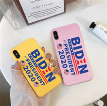 Load image into Gallery viewer, Joseph Robinette Joe Biden President Colored soft silicone phone case for iPhone 6 6plus 7 7plus 8 8plus X XS XR XSMAX
