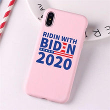 Load image into Gallery viewer, Joseph Robinette Joe Biden President Colored soft silicone phone case for iPhone 6 6plus 7 7plus 8 8plus X XS XR XSMAX
