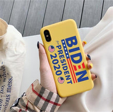 Load image into Gallery viewer, Joseph Robinette Joe Biden President Colored soft silicone phone case for iPhone 6 6plus 7 7plus 8 8plus X XS XR XSMAX
