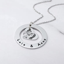 Load image into Gallery viewer, Custom Photo Stainless Steel Engraved Necklace
