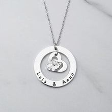 Load image into Gallery viewer, Custom Photo Stainless Steel Engraved Necklace
